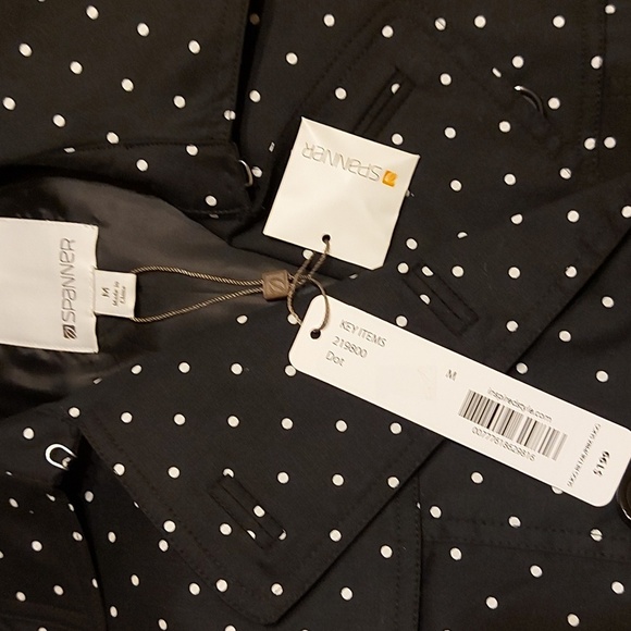 Spanner Dot Trench Coat - Picture 3 of 9